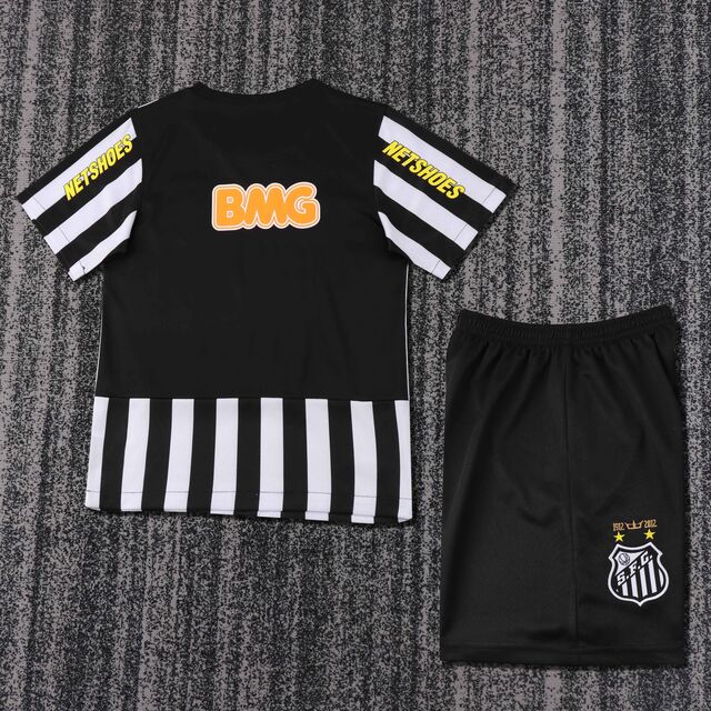 Retro Kinder Trainingsanzug 2012/13 Santos Auswärts, Kinder Sportshorts, Thai Version Kinder Sportbekleidung Set, Kinder Sportshorts Großhandel
