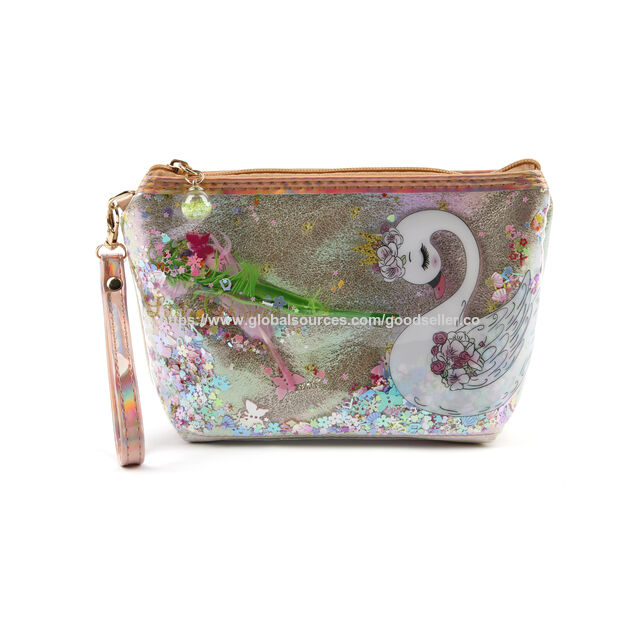 Transparente PVC Kosmetiktasche Wasserdicht Werbe Make-up Reise Einkaufstasche mit Reißverschluss und Griff