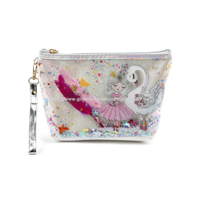 Transparente PVC Kosmetiktasche Wasserdicht Werbe Make-up Reise Einkaufstasche mit Reißverschluss und Griff