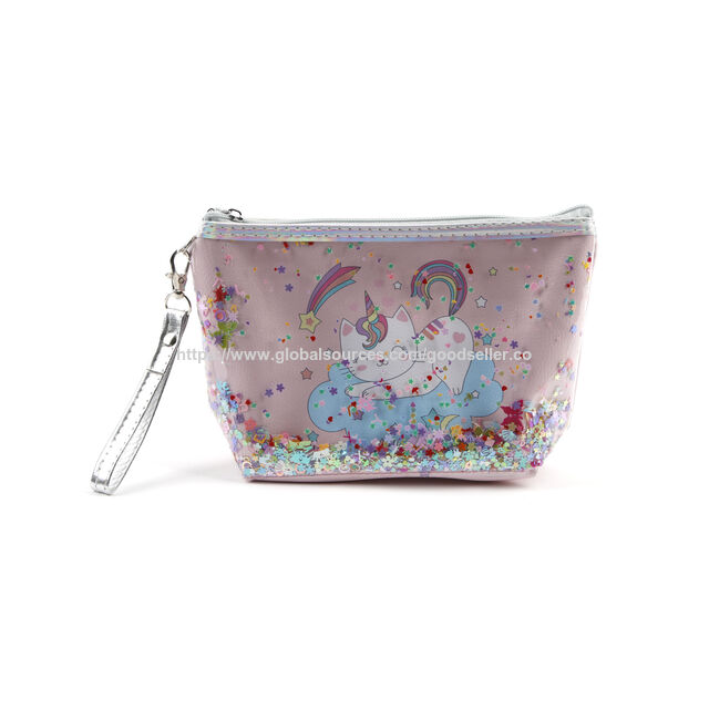 Transparente PVC Kosmetiktasche Wasserdicht Werbe Make-up Reise Einkaufstasche mit Reißverschluss und Griff