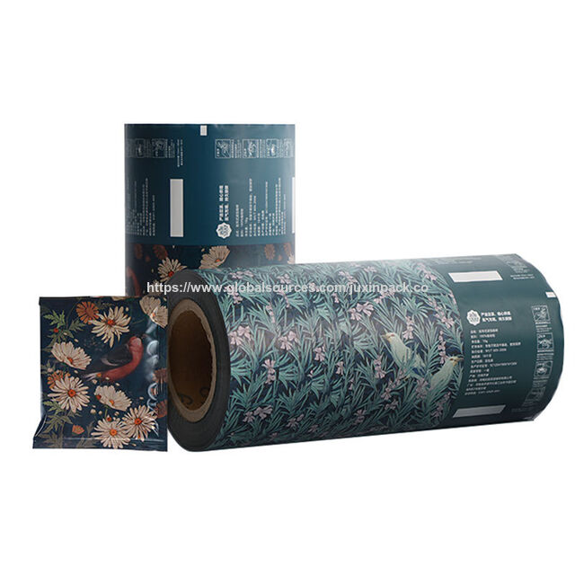 Rouleaux de film d'emballage personnalisés, laminage pour shampooing, petits paquets, détergent à lessive, emballage plastique