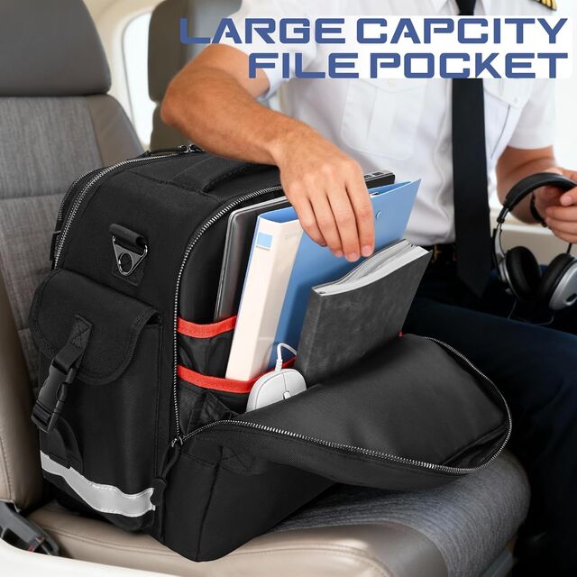 ODM/OEM Taktische Aviation Headset Tasche mit Aktenfach, Flugtragetasche für Piloten, Pilot Headset Tasche