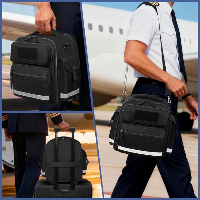 ODM/OEM Taktische Aviation Headset Tasche mit Aktenfach, Flugtragetasche für Piloten, Pilot Headset Tasche