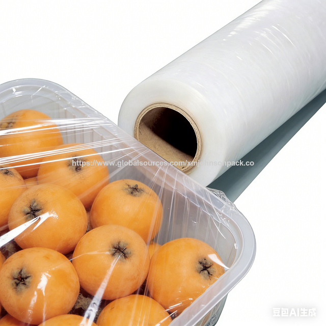 MU Fábrica Paquete de Carga Rollo Polietileno Plástico Transparente Lldpe Embalaje Film Estirable Transparente para Palets Film Retráctil para Embalaje