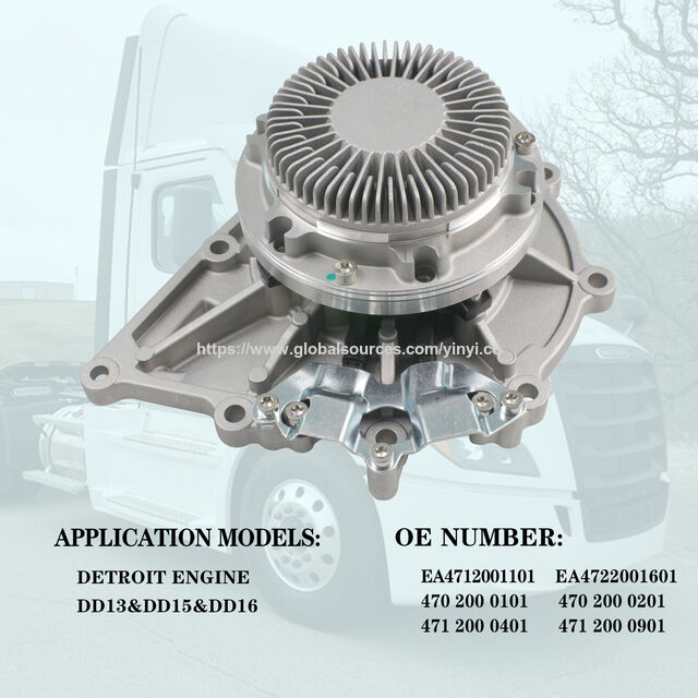 Wasserpumpe Motor Ersatzteile Für Mer-cedes-Benz OM472 LA 4702000101 4712000401 4712000901 4712001101 4722000701 LKW Wasserpumpe