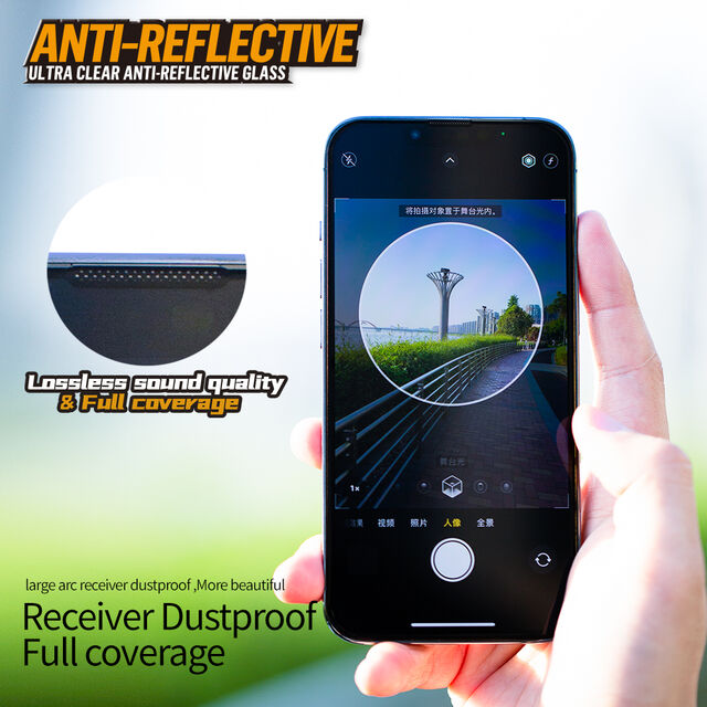 Mayorista de Vidrio Templado 3D de Resina AR HD Ultra Clara para iPhone 17 Pro Max 2026 con Herramientas de Instalación y Aplicador - Precio de Fábrica