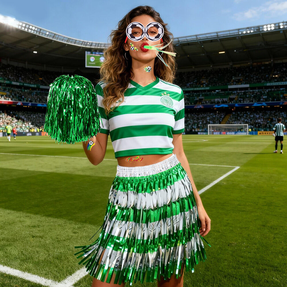 Source World Cup Cheerleading Fan Kit Rain Fringe Skirt, Hand Waving ...