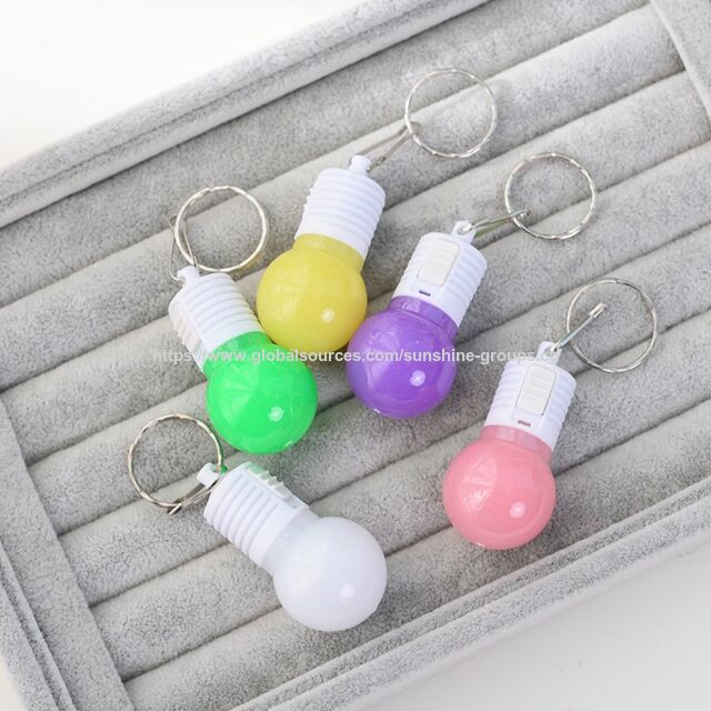 Mini LED-Glühbirnen-Anhänger mit Schlüsselanhänger – Kleine Hängelampe, ideal für Werbegeschenke und Souvenirs
