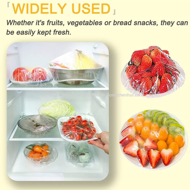 Rollo de Film Transparente Desechable de PE de Grado Alimenticio - 300mm de Ancho, Alta Elasticidad para Frescura Óptima - Ideal para Uso Alimentario