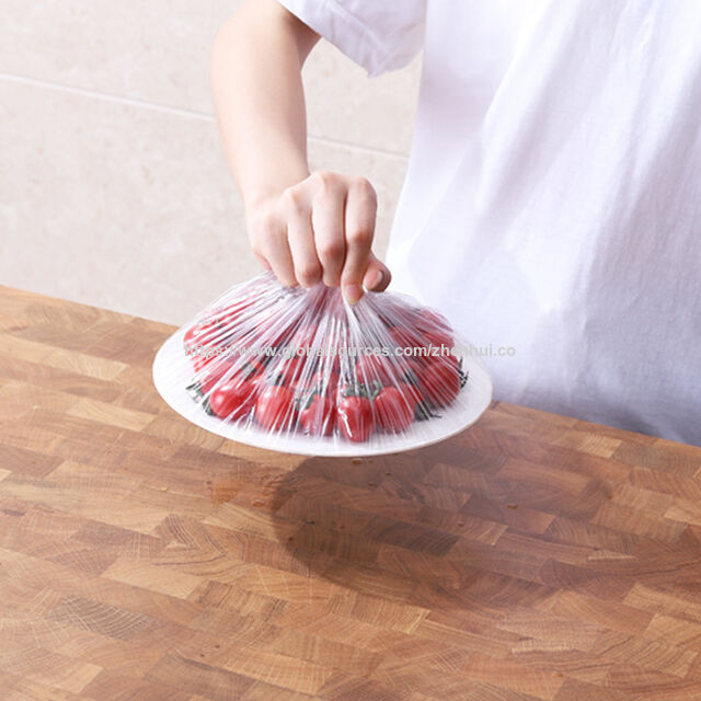 Rollo de Film Transparente Desechable de PE de Grado Alimenticio - 300mm de Ancho, Alta Elasticidad para Frescura Óptima - Ideal para Uso Alimentario