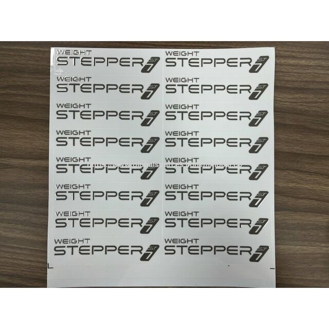 Stiker Perekat PET Translusen dengan Perekat Akrilik Permanen untuk Peringatan Peralatan Industri, Sesuai dengan ROHS