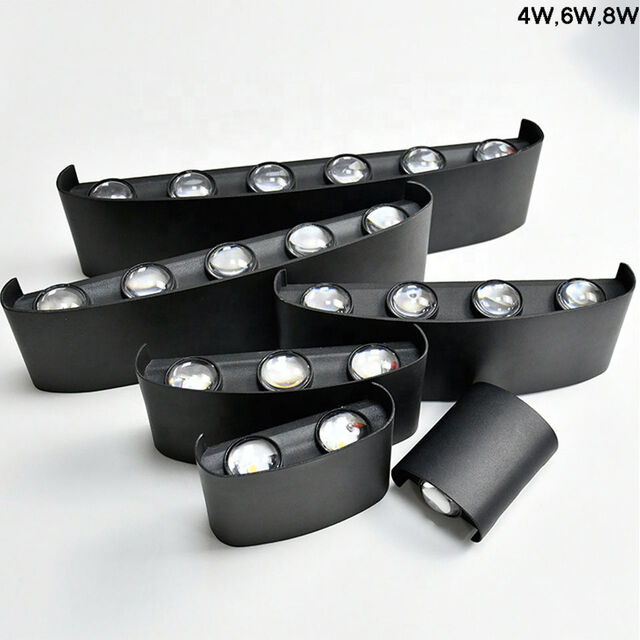 Lámpara de pared LED moderna impermeable para patio interior y exterior, apliques LED decorativos para exteriores de hotel
