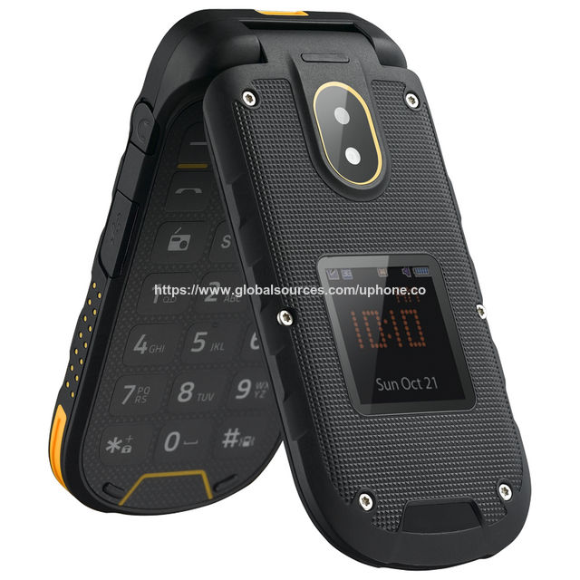 OEM ODM 4G LTE Robustes Senioren-Klapphandy mit 2,4 Zoll + 1,44 Zoll Dual-Display