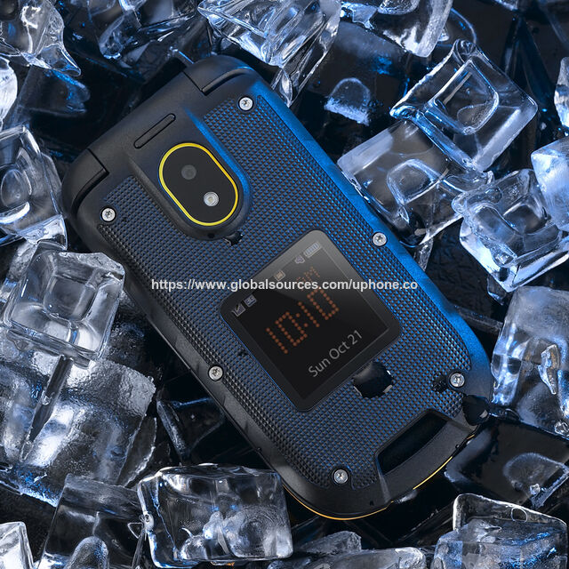 OEM ODM 4G LTE Robustes Senioren-Klapphandy mit 2,4 Zoll + 1,44 Zoll Dual-Display