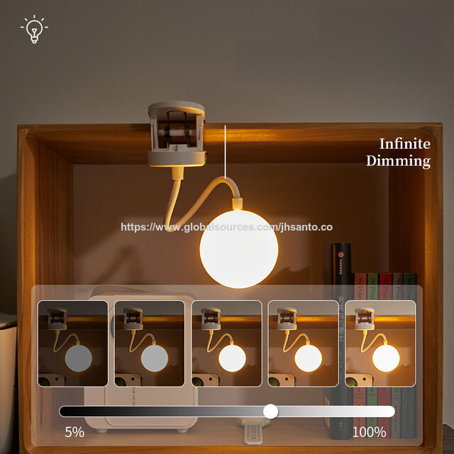 Lámpara LED con clip de 300 grados, lámpara de lectura con abrazadera, lámpara de estudio táctil con carga USB para dormitorio y estudio