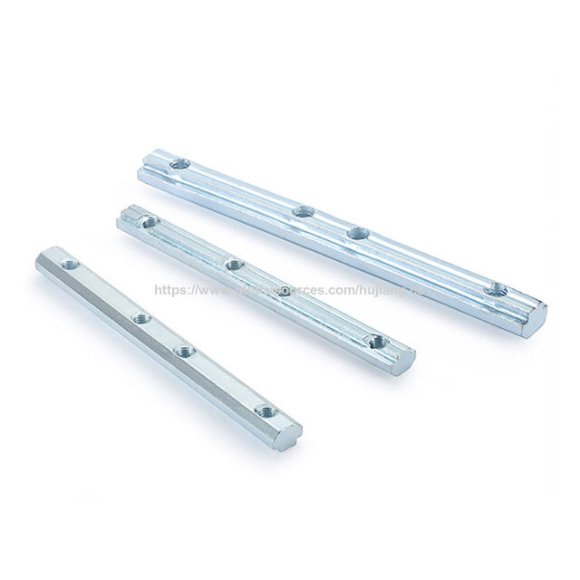 Conector Recto de Perfil de Aluminio de Acero al Carbono