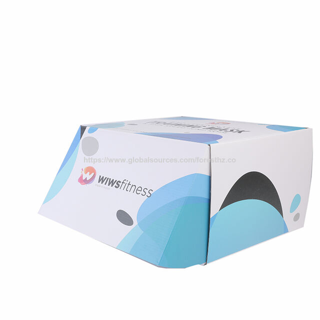 Fabricación a medida de cajas de cartón corrugado con tira de rasgado, impresión y autocierre para envíos y regalos con logo personalizado