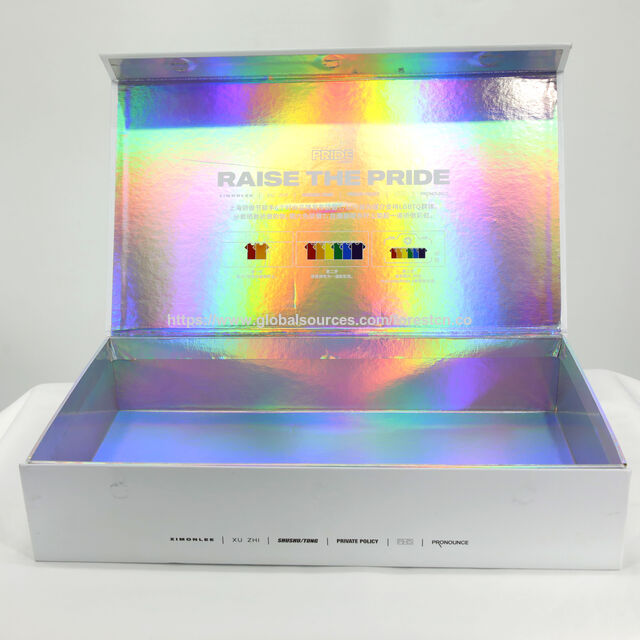 Kosmetische Magnet-Geschenkbox mit individuellem Laser-Faltdesign und Logo für Weihnachten und Muttertag