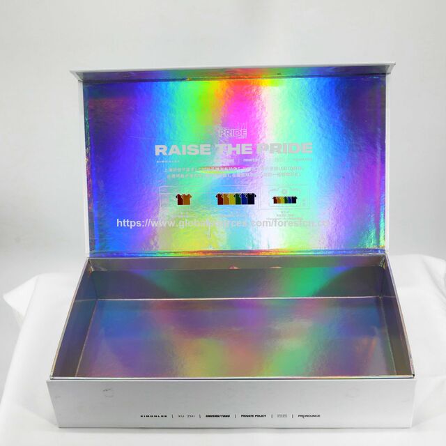 Kosmetische Magnet-Geschenkbox mit individuellem Laser-Faltdesign und Logo für Weihnachten und Muttertag