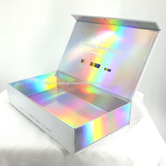 Kosmetische Magnet-Geschenkbox mit individuellem Laser-Faltdesign und Logo für Weihnachten und Muttertag
