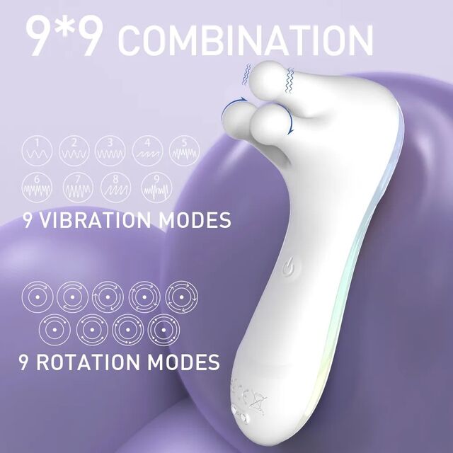 Vibreur Double Stimulation KneadGlow