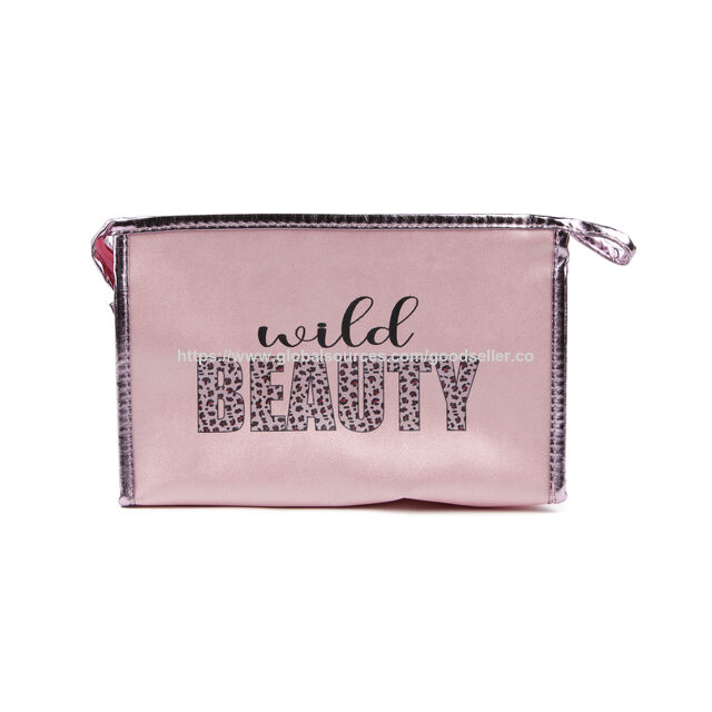 PU Cosmetic Bag Custom New Product Travel Large Capacity Makeup Bag