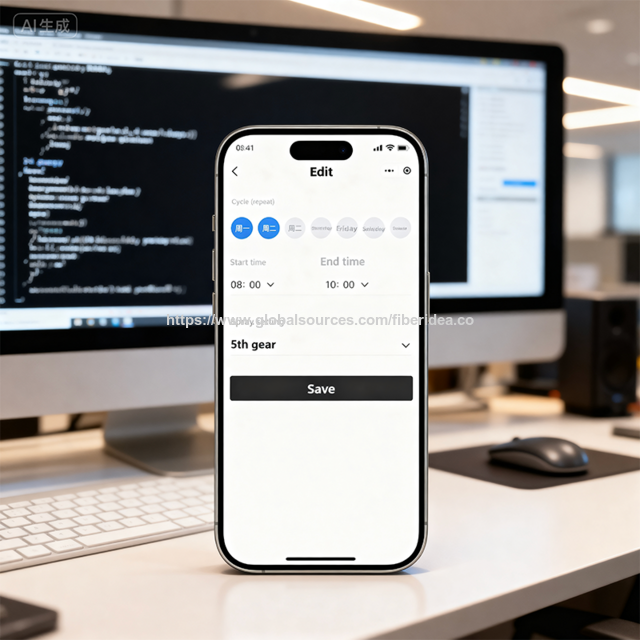 Difusor de Aromaterapia Inteligente para el Hogar con Bluetooth, APP Android, Programación Personalizada y Pulverización Automática Temporizada