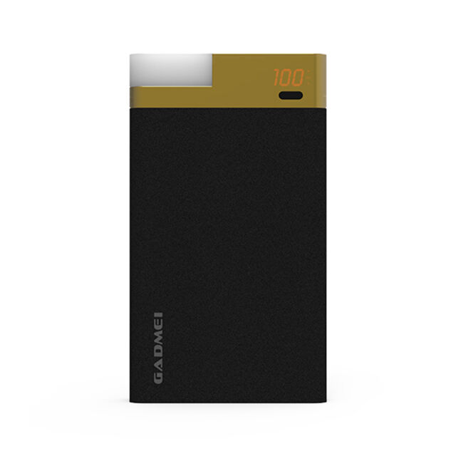 Tragbarer Akku-Backup 10000mAh Schnellladung Ultrakompakte Powerbank mit LED-Taschenlampe