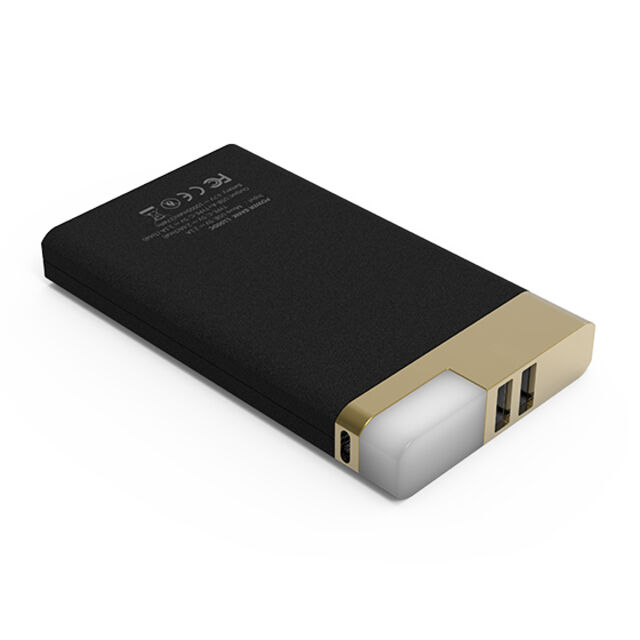 Tragbarer Akku-Backup 10000mAh Schnellladung Ultrakompakte Powerbank mit LED-Taschenlampe