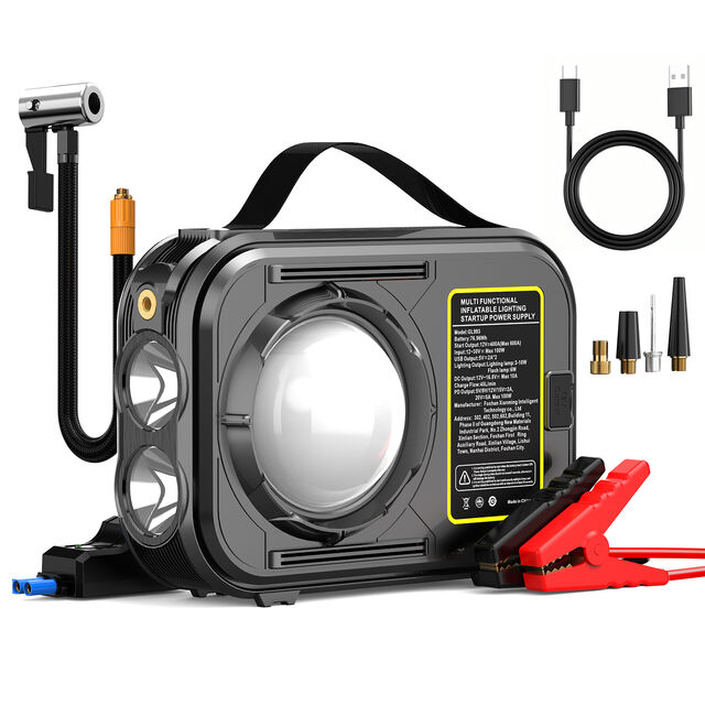 12V tragbarer Auto-Luftpumpe Auto-Batterie-Starthilfe 150psi automatischer Reifenfüller digital