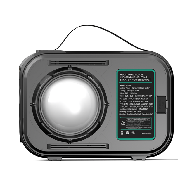 12V tragbarer Auto-Luftpumpe Auto-Batterie-Starthilfe 150psi automatischer Reifenfüller digital