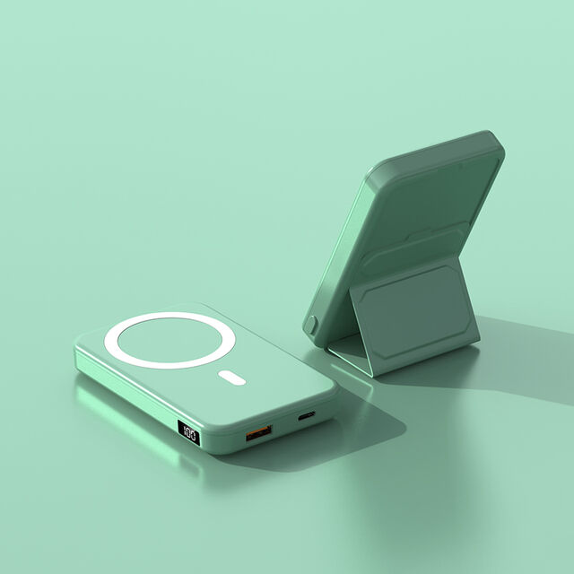 Banco de energía inalámbrico de succión magnética, 10,000 mAh