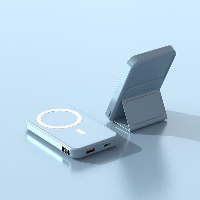 Banco de energía inalámbrico de succión magnética, 10,000 mAh