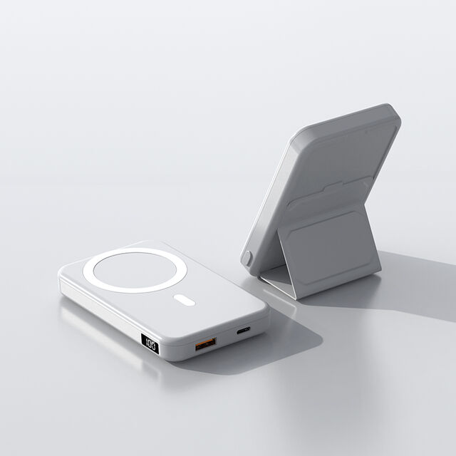 Banco de energía inalámbrico de succión magnética, 10,000 mAh