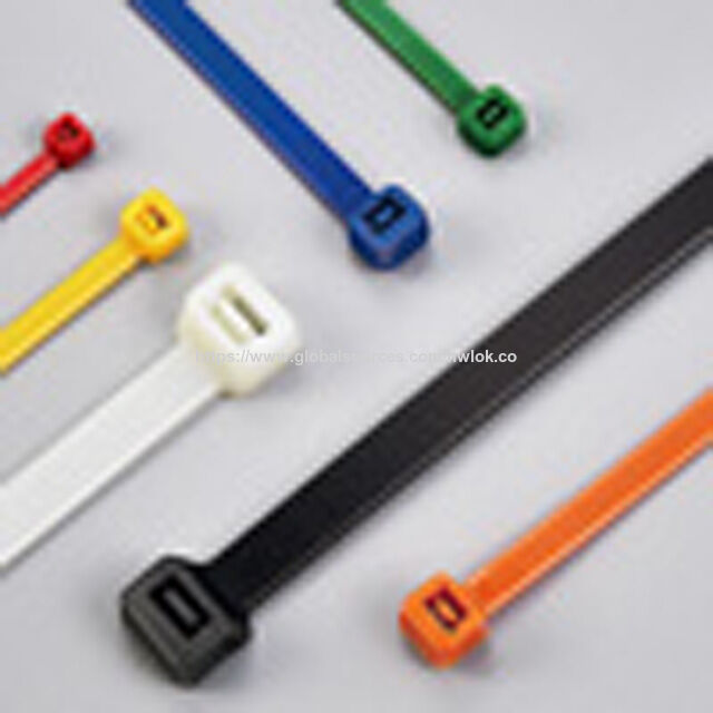 Hersteller-Kabelbinder aus Kunststoff, Nylon-Kabelbinder, Kabelbinder, Drahtband, Weiß, Schwarz, Farbe, OEM, ODM. HUA WEI Kabelbinder