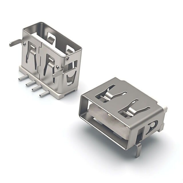 Prix de gros OEM Usine USB 2.0 Connecteur A Femelle Angle Droit AF Dip 4 Broches Type Dip USB 2.0 A Femelle pour prises de charge