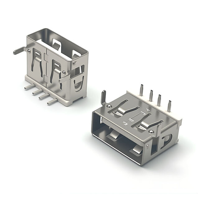 Prix de gros OEM Usine USB 2.0 Connecteur A Femelle Angle Droit AF Dip 4 Broches Type Dip USB 2.0 A Femelle pour prises de charge