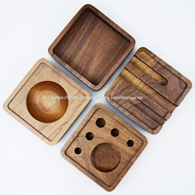 Organizador de Mesa de Madeira da Moda, Fabricado na China, Porta-Canetas de Madeira Personalizado para Canetas e Outros, Venda Quente