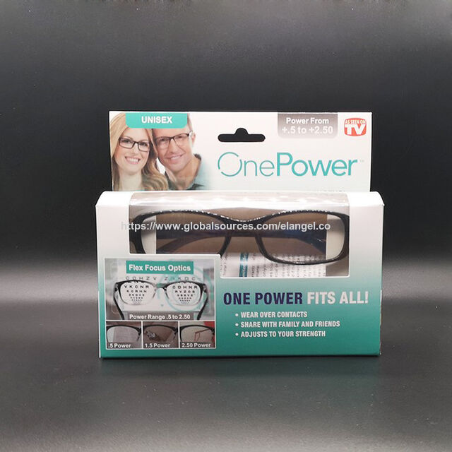 One Power Readers New & Unisex Reading Glasses With Flex Focus Optics Good For Reading & Threading