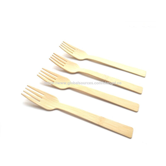 Utensílios de mesa de madeira ecológica, utensílios de cozinha, conjuntos de talheres de bambu e madeira, colher, garfo e faca de madeira descartáveis para hotelaria e catering.
