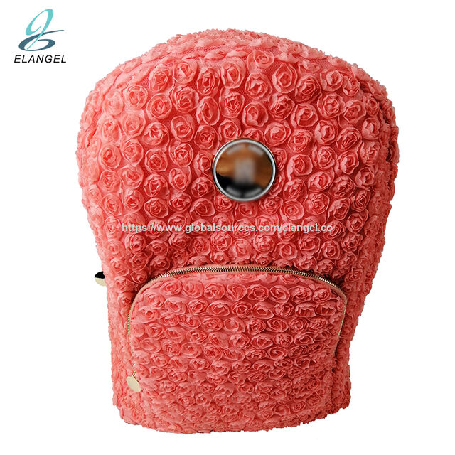 Dompet Wanita Nilon Trendi Kustom, Tas Kosmetik Wanita, Tas Tangan Mawar, Ransel Laptop