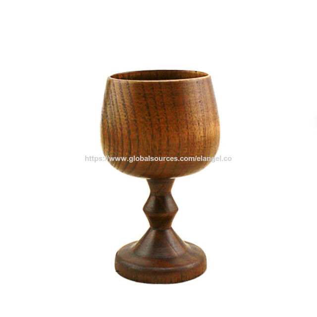 Taza de madera de haya personalizada y ecológica para té con leche y café, resistente al calor, vaso de madera para cerveza y vino con asa