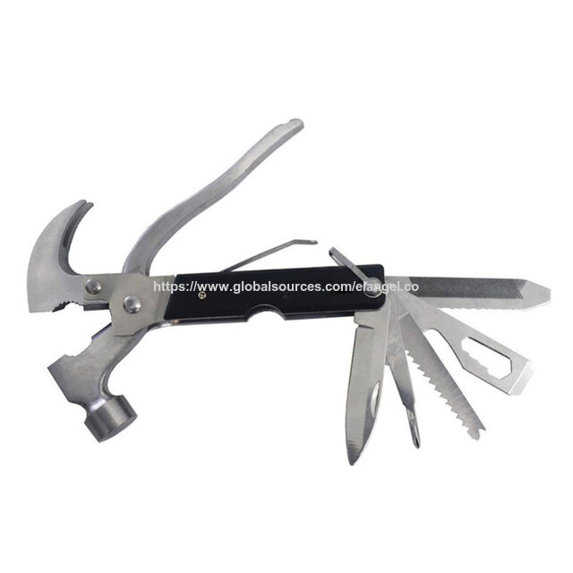Neuer multifunktionaler Notfallhammer mit 18 Werkzeugen in einem Tac-Tool, ideal für Camping, Auto & Zuhause