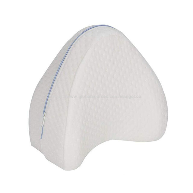 Almohada Ortopédica para Piernas con Diseño de Arco y Corazón, Relleno de Espuma Viscoelástica, Contorno Confort Legacy - Almohada para Rodillas