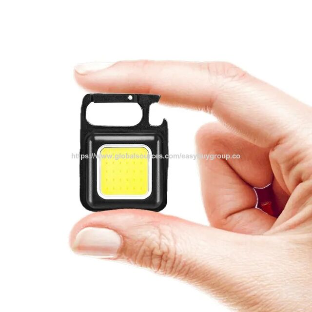 Luces Multifuncionales Portátiles USB Mini Llavero Superventas para Camping al Aire Libre, Sacacorchos, Mini Linterna LED, Luz de Trabajo