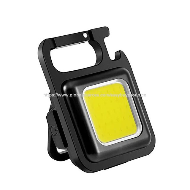 Luces Multifuncionales Portátiles USB Mini Llavero Superventas para Camping al Aire Libre, Sacacorchos, Mini Linterna LED, Luz de Trabajo