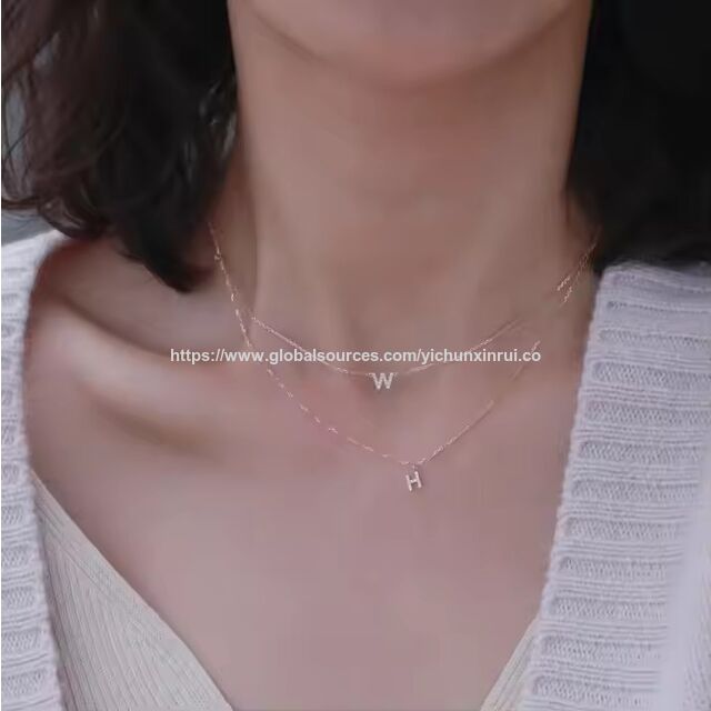 Collier Ras du Cou Unisexe en Or Blanc 18K avec Diamant de 0,5ct Cultivé en Laboratoire, Couleur D, Taille Brillant, Bijou Certifié NGSTC, Prix Usine