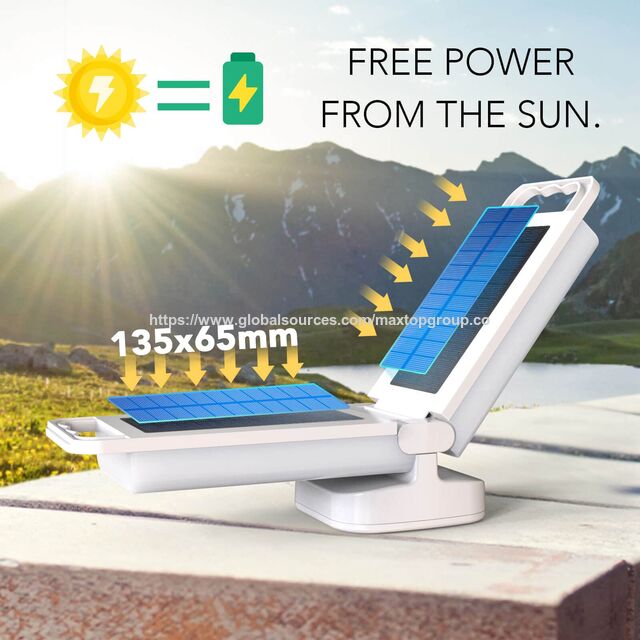 Lâmpada LED Multifuncional Portátil Solar com Preço de Fábrica para Camping ao Ar Livre - Candeeiro de Mesa Portátil com Proteção para os Olhos