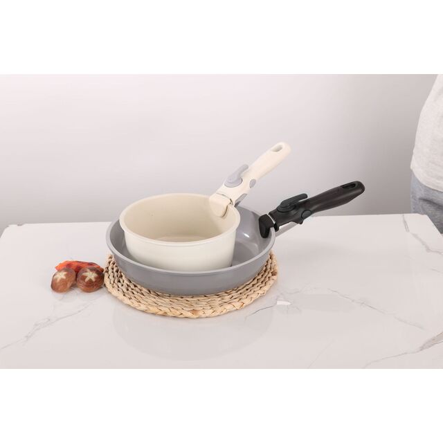 Poignée de casserole universelle amovible résistante à la chaleur, prise amovible pour casseroles et bols, pince de casserole séparable, outil de cuisine, commande en gros