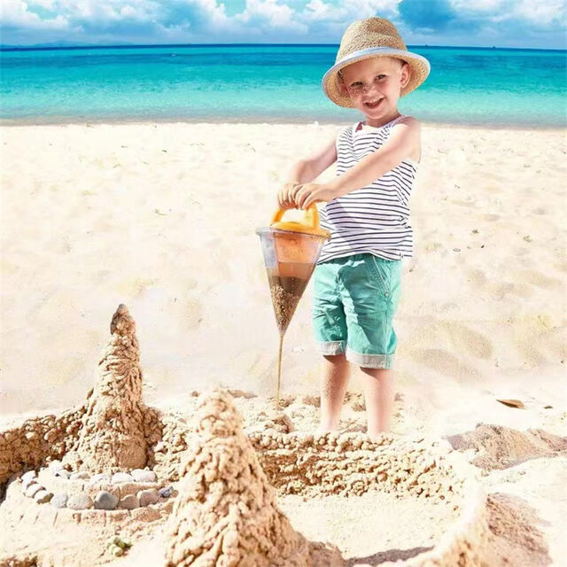Outil Mélangeur Sable et Eau Ultime pour Enfants - Jouet de Plage pour Construction de Châteaux de Sable et Jeux d'Extérieur